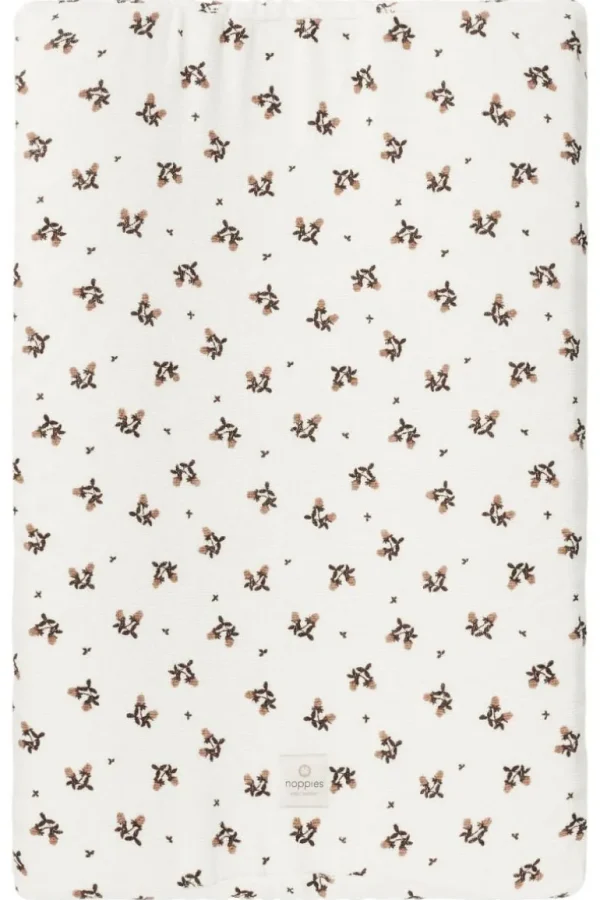 Noppies Aankleedkussenhoezen | Thuis<Aankleedkussenhoes Blooming Clover 49x75cm - Jet Stream