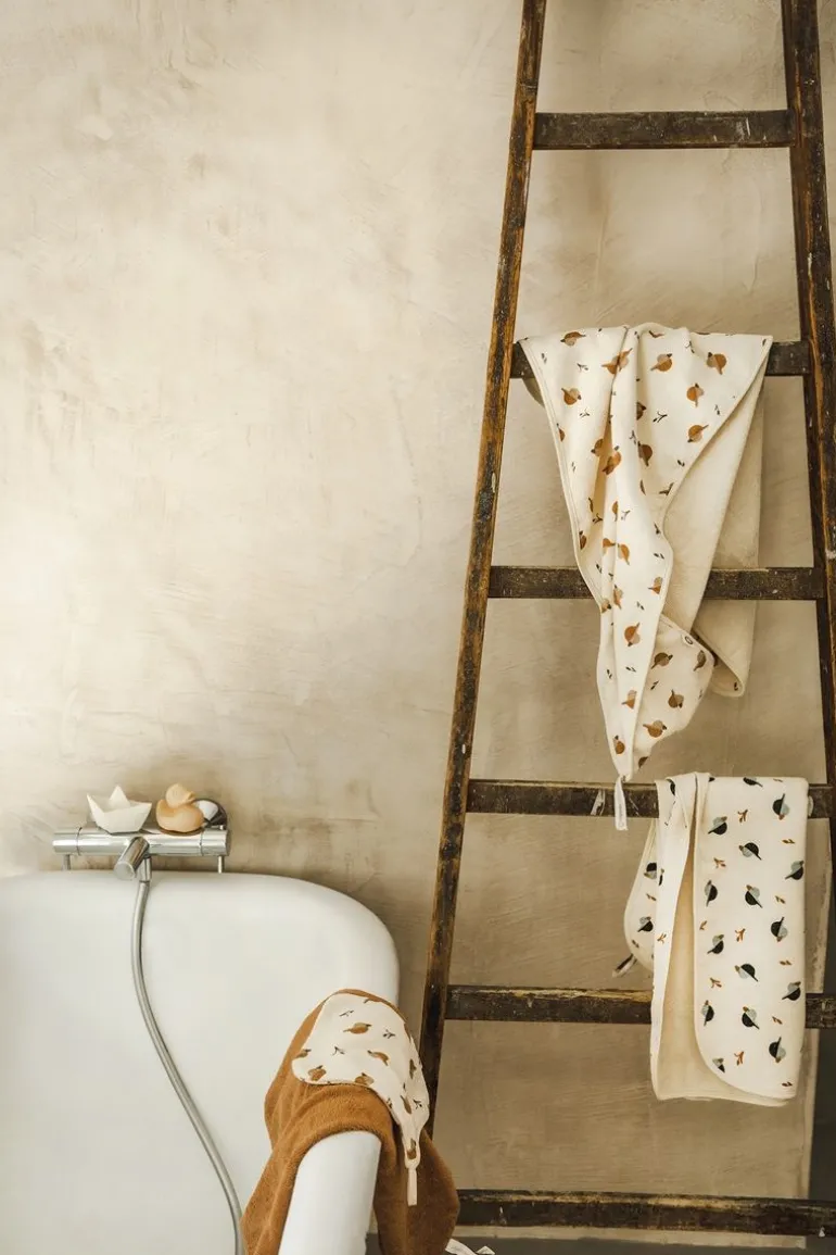 badcape_printed_duck_baby_6.webp Noppies Badcapes & Wikkeldoeken | Thuis<Badcape Printed Duck Baby Hooded Towel - Indian Tan