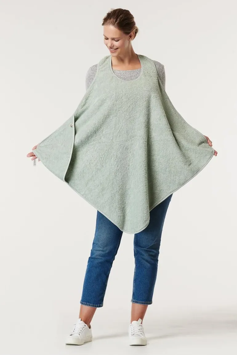 badcape_wearable_hooded_t_1-1.webp Noppies Badcapes & Wikkeldoeken | Thuis<Badcape Wearable Hooded Towel 110cm - Puritan Gray
