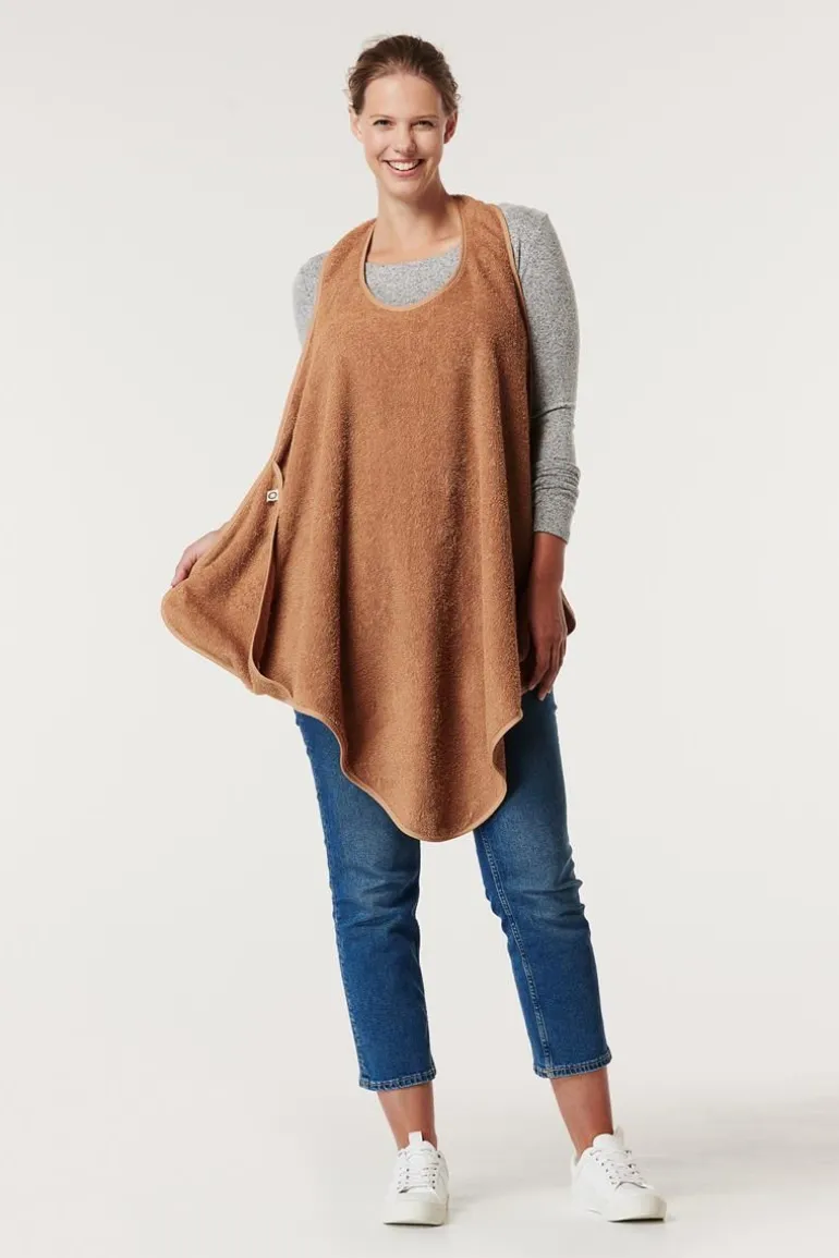 badcape_wearable_hooded_t_9-1.webp Noppies Badcapes & Wikkeldoeken | Thuis<Badcape Wearable Hooded Towel 110cm - Indian Tan