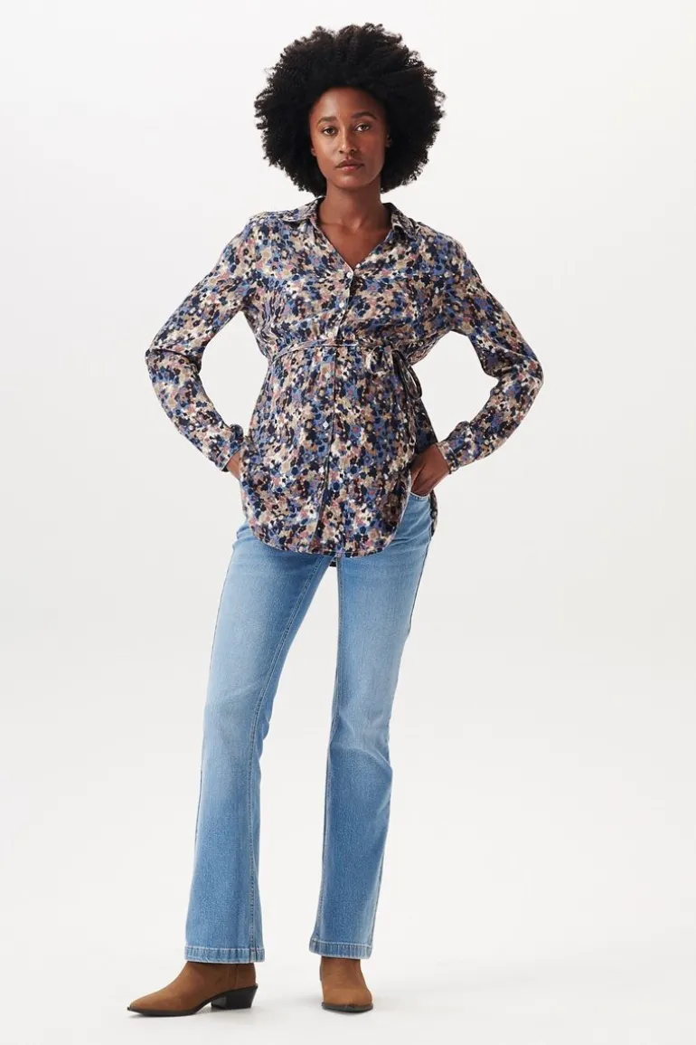 blouse__blue_0.webp Noppies Blouses | Blouses & Tunieken<Blouse - Blue