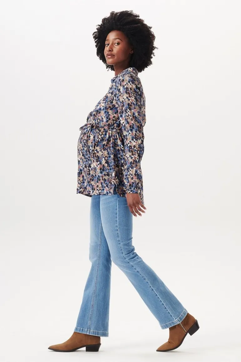 blouse__blue_13.webp Noppies Blouses | Blouses & Tunieken<Blouse - Blue