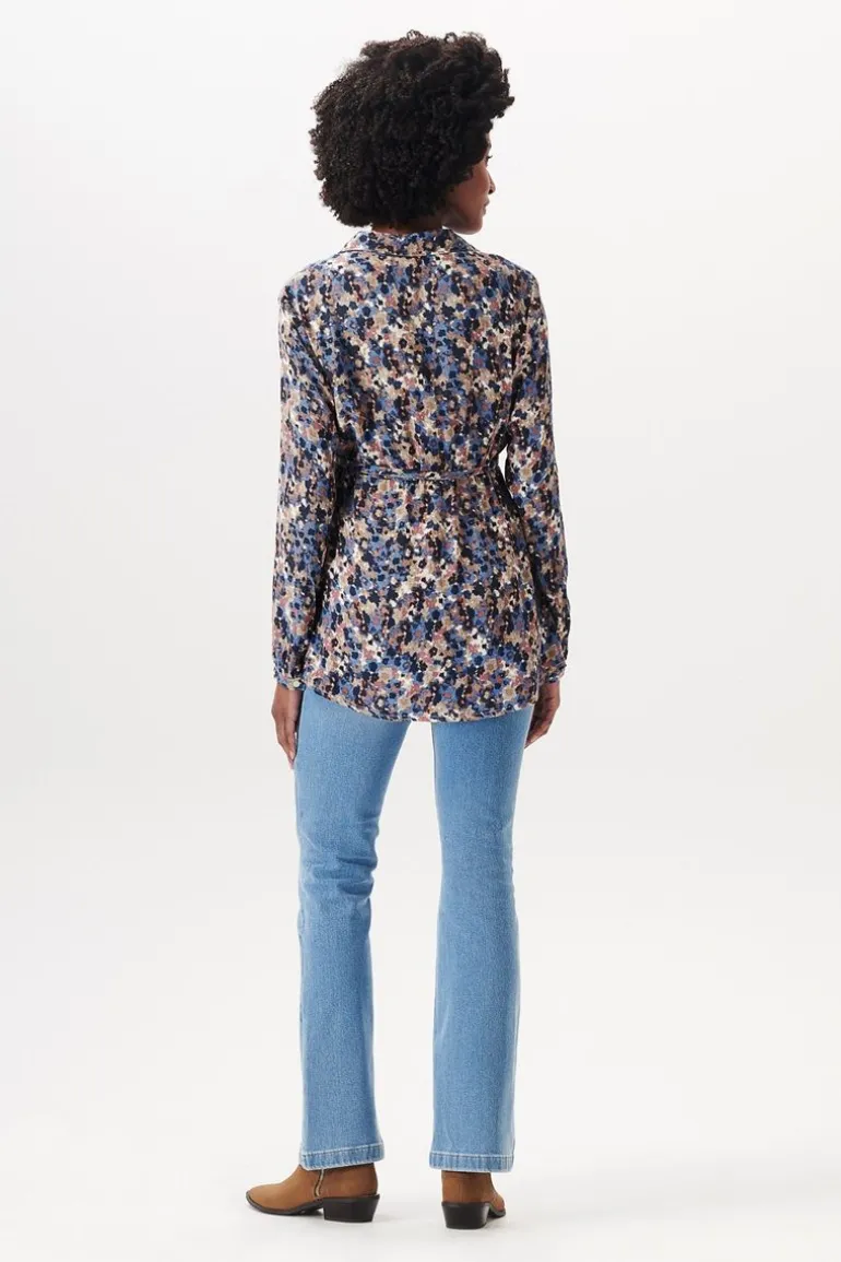 blouse__blue_9.webp Noppies Blouses | Blouses & Tunieken<Blouse - Blue