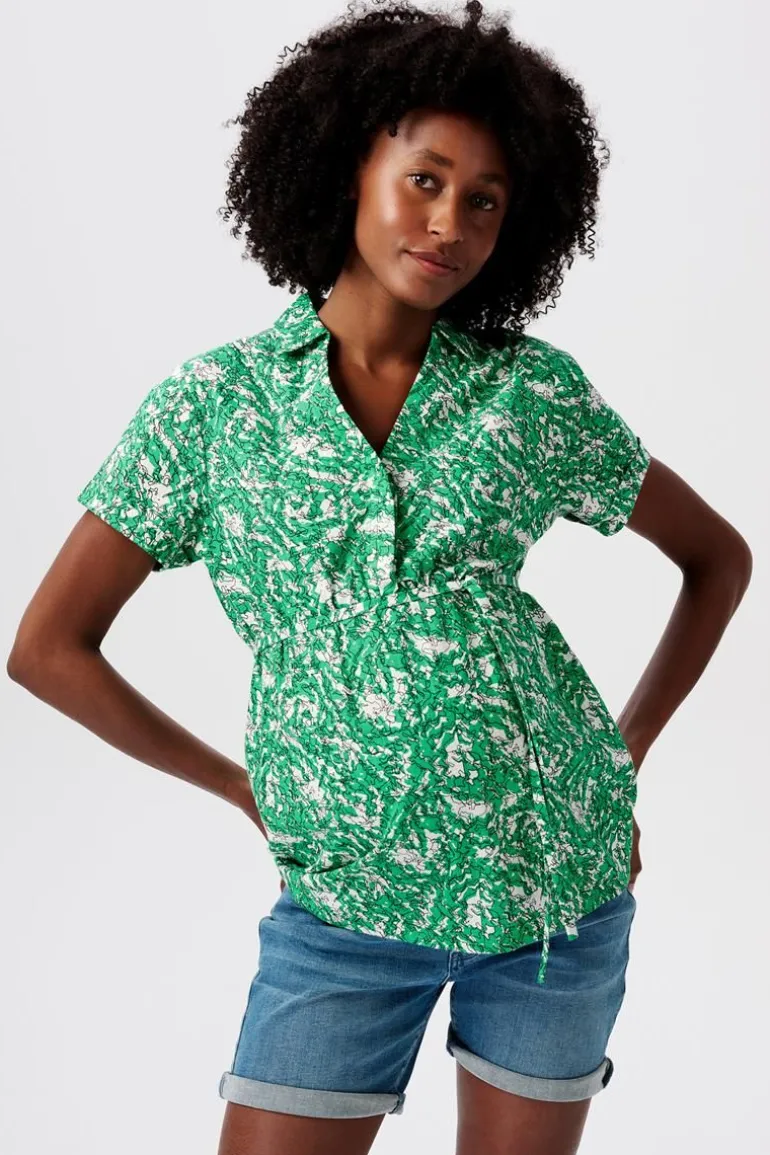 blouse__bright_green_6.webp Noppies Blouses | Blouses & Tunieken<Blouse - Bright green