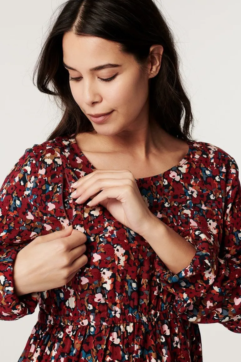blouse__dark_red_16.webp Noppies Blouses | Blouses & Tunieken<Blouse - Dark Red