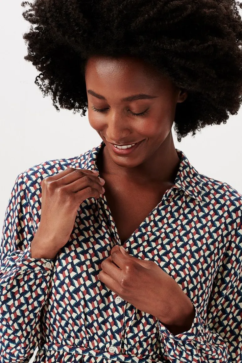blouse__dark_red_6.webp Noppies Blouses | Blouses & Tunieken<Blouse - Dark Red