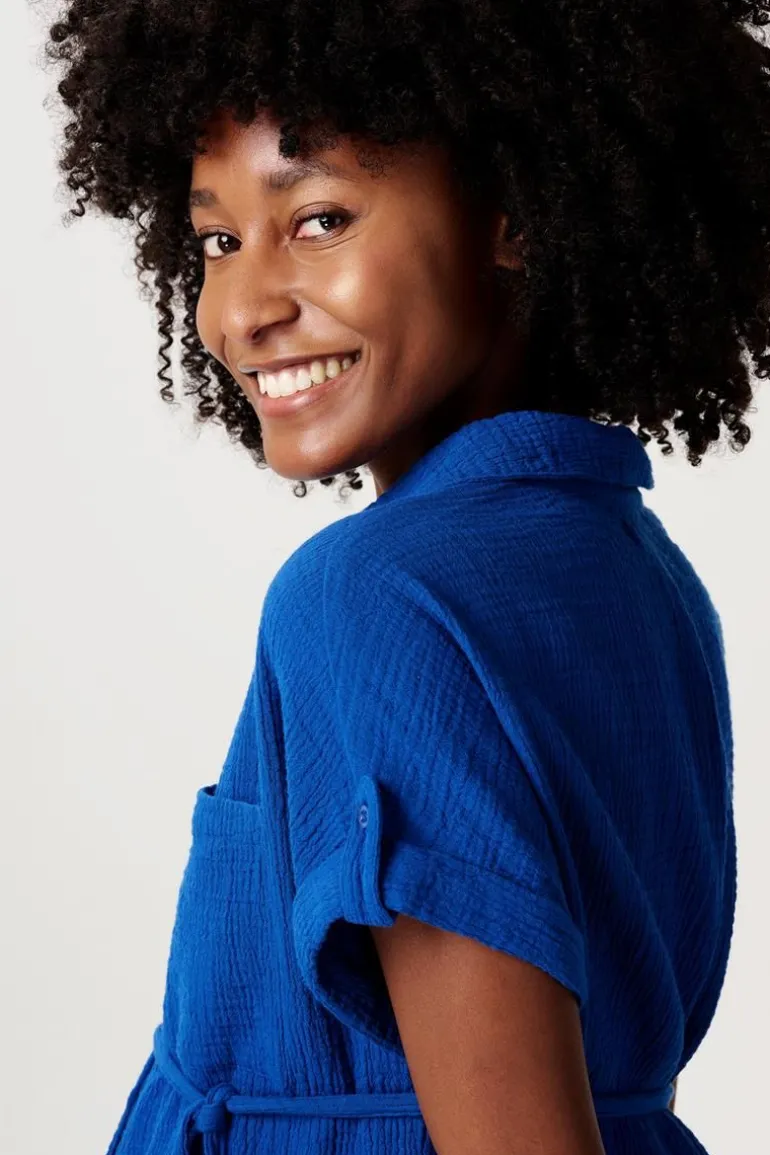 blouse__electric_blue_5-1.webp Noppies Blouses | Blouses & Tunieken<Blouse - Electric Blue