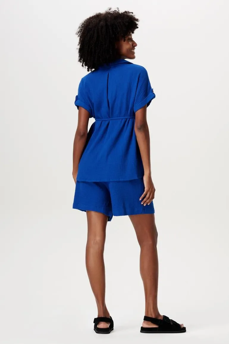 blouse__electric_blue_8-1.webp Noppies Blouses | Blouses & Tunieken<Blouse - Electric Blue