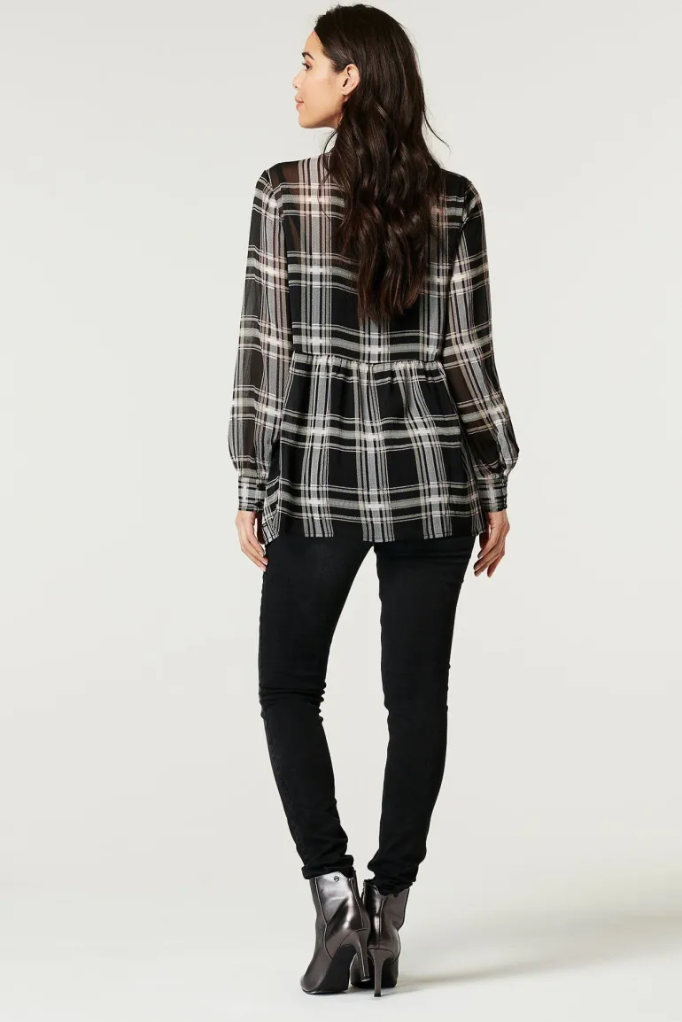 blouse__gunmetal_1-1.webp Noppies Blouses | Blouses & Tunieken<Blouse - Gunmetal