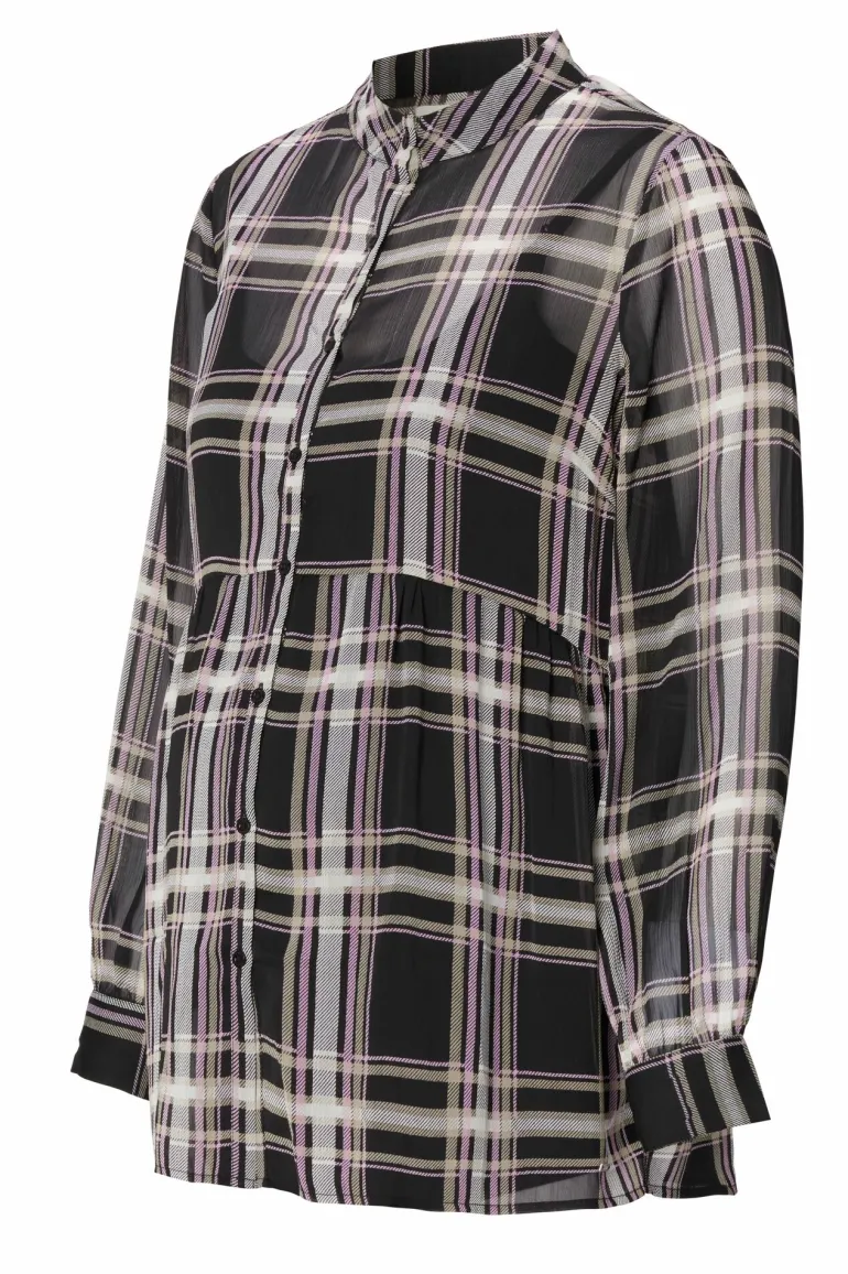 blouse__gunmetal_15-1.webp Noppies Blouses | Blouses & Tunieken<Blouse - Gunmetal