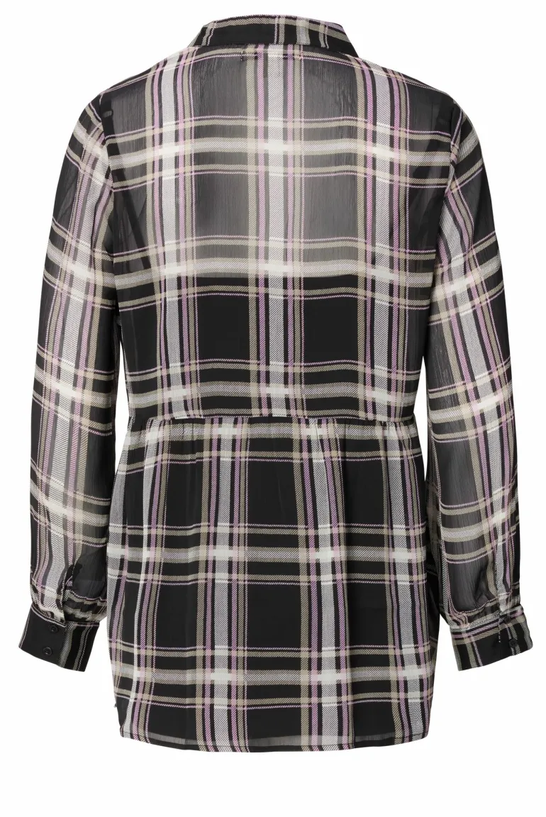 blouse__gunmetal_3-1.webp Noppies Blouses | Blouses & Tunieken<Blouse - Gunmetal