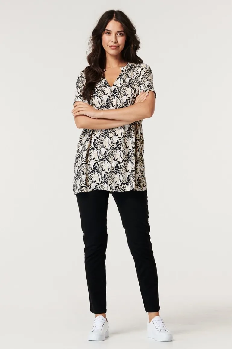 blouse__gunmetal_7.webp Noppies Blouses | Blouses & Tunieken<Blouse - Gunmetal