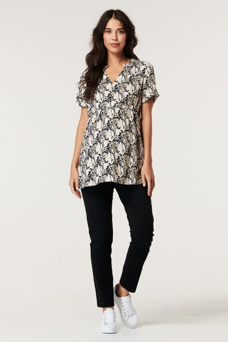 blouse__gunmetal_9.webp Noppies Blouses | Blouses & Tunieken<Blouse - Gunmetal