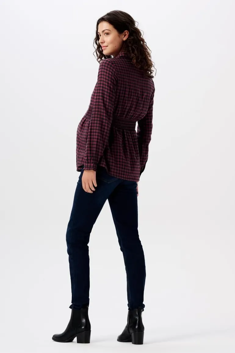 blouse__plum_red_1.webp Noppies Blouses | Blouses & Tunieken<Blouse - Plum red