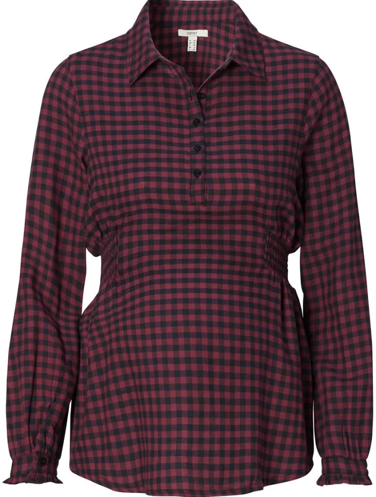 blouse__plum_red_2.webp Noppies Blouses | Blouses & Tunieken<Blouse - Plum red