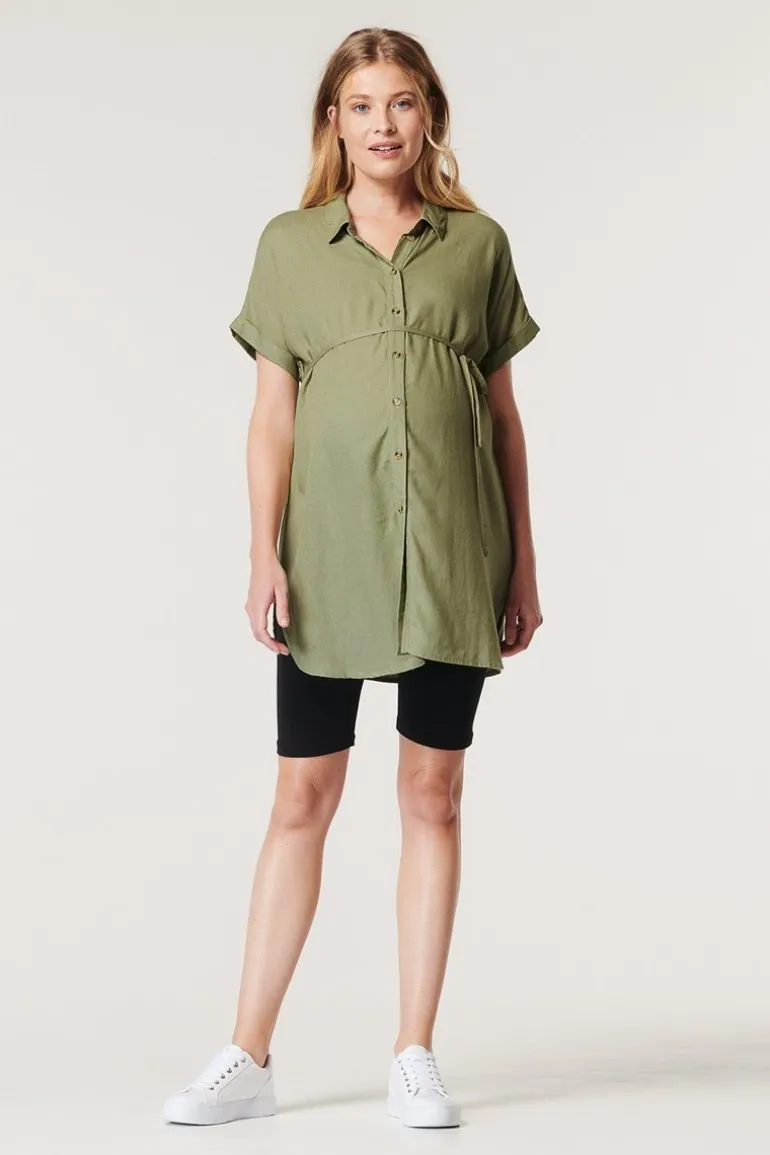 blouse__real_olive_10-3.webp Noppies Blouses | Blouses & Tunieken<Blouse - Real Olive