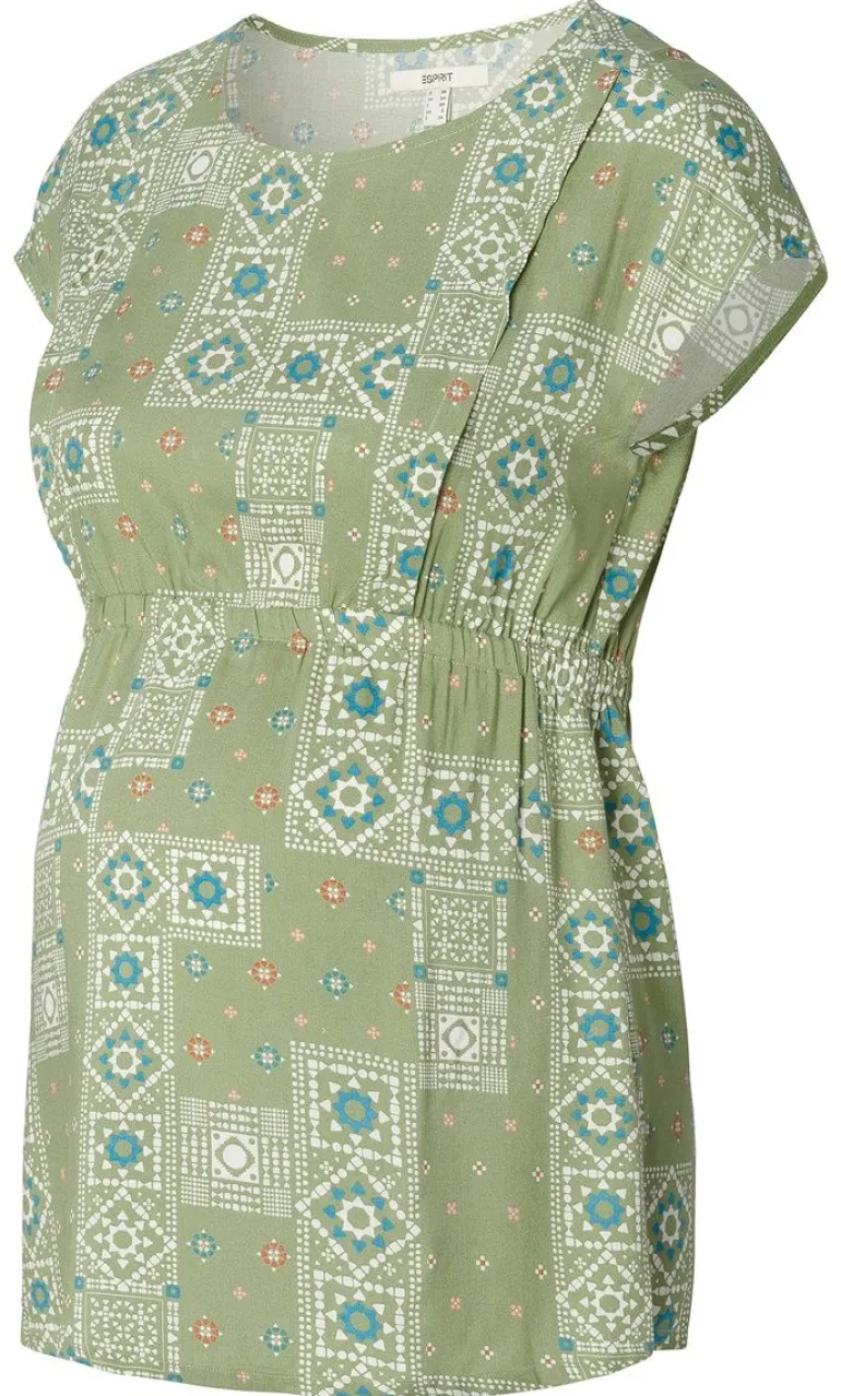 blouse__real_olive_12.webp Noppies Blouses | Blouses & Tunieken<Blouse - Real Olive