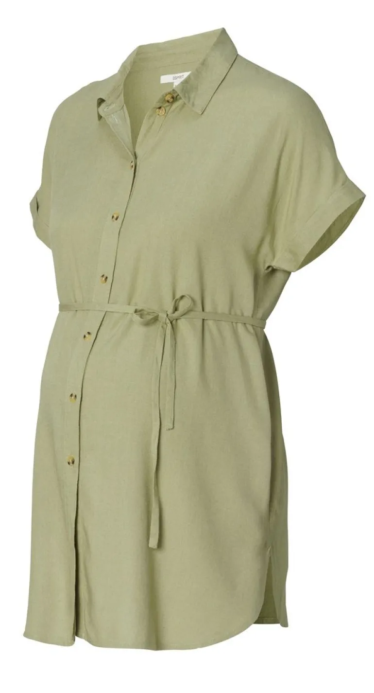 blouse__real_olive_14-2.webp Noppies Blouses | Blouses & Tunieken<Blouse - Real Olive