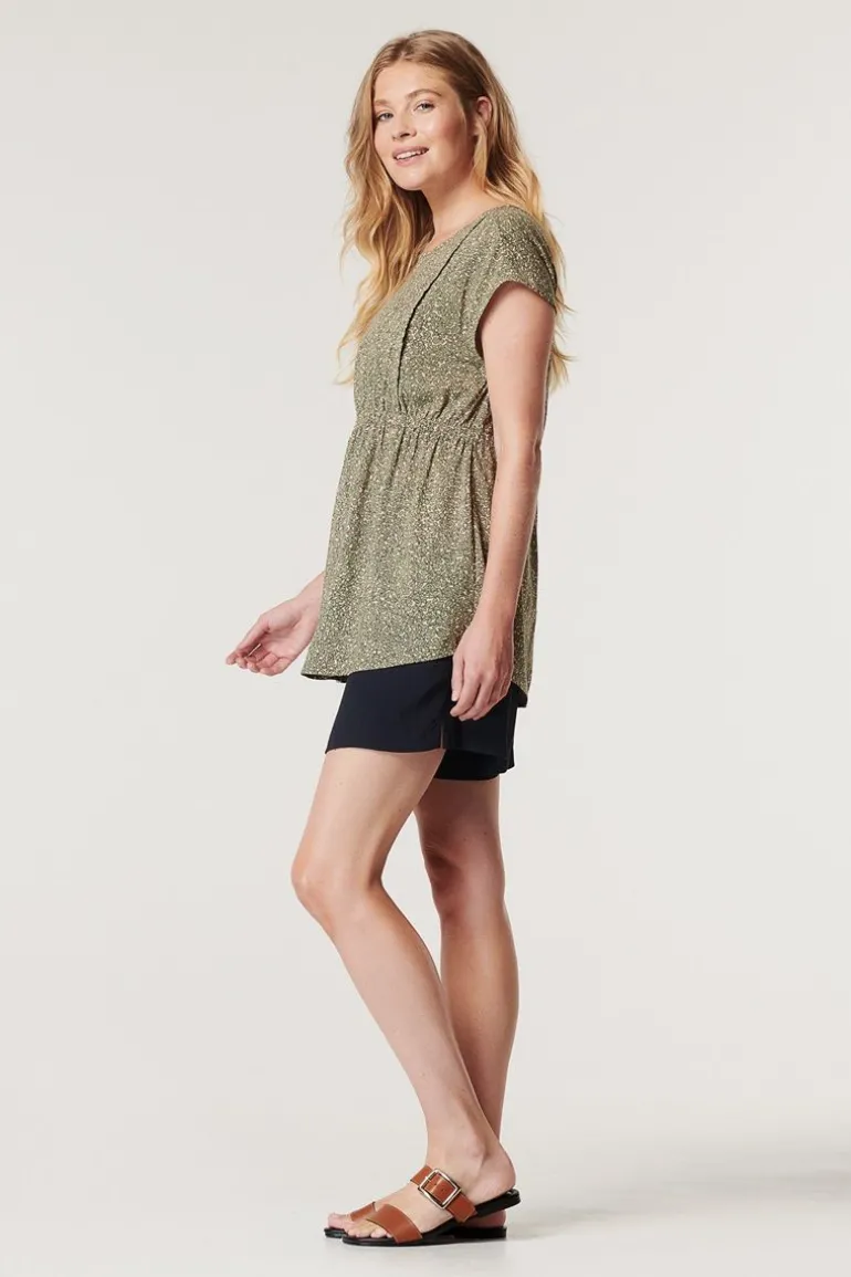 blouse__real_olive_18.webp Noppies Blouses | Blouses & Tunieken<Blouse - Real Olive
