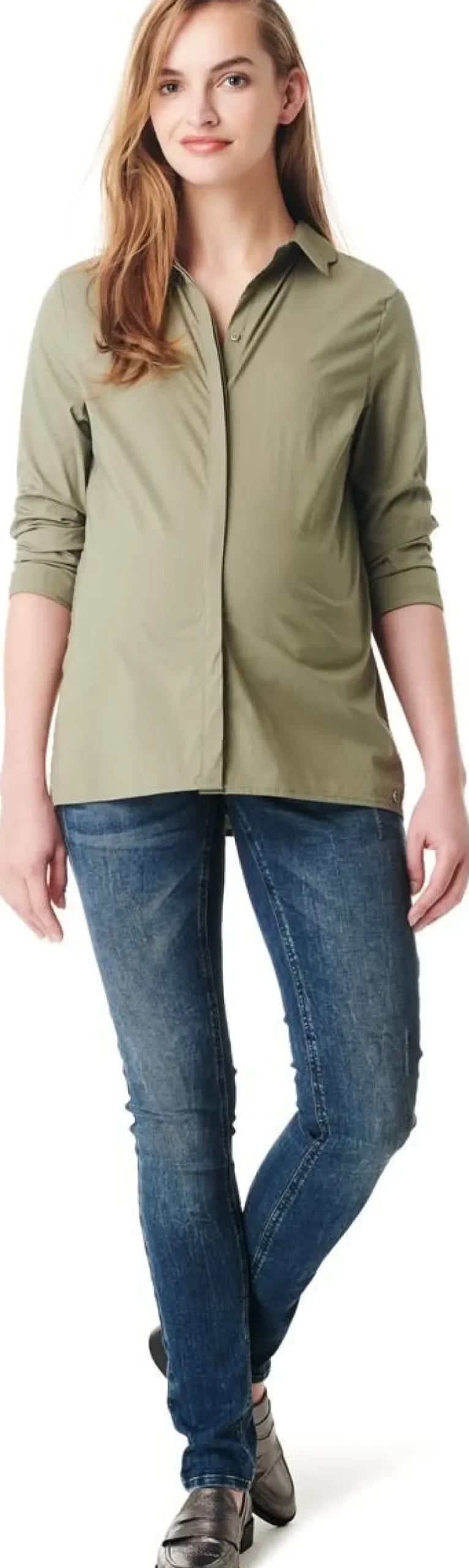 blouse__real_olive_6.webp Noppies Blouses & Tunieken<Blouse - Real Olive