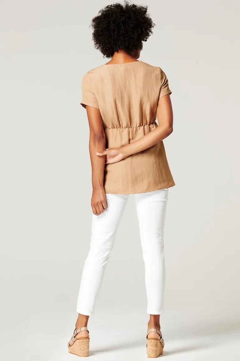 blouse__sand_1.webp Noppies Blouses | Blouses & Tunieken<Blouse - Sand
