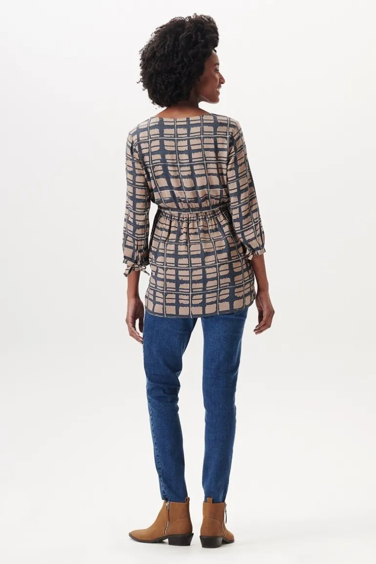 blouse__taupe_grey_1.webp Noppies Blouses | Blouses & Tunieken<Blouse - Taupe Grey