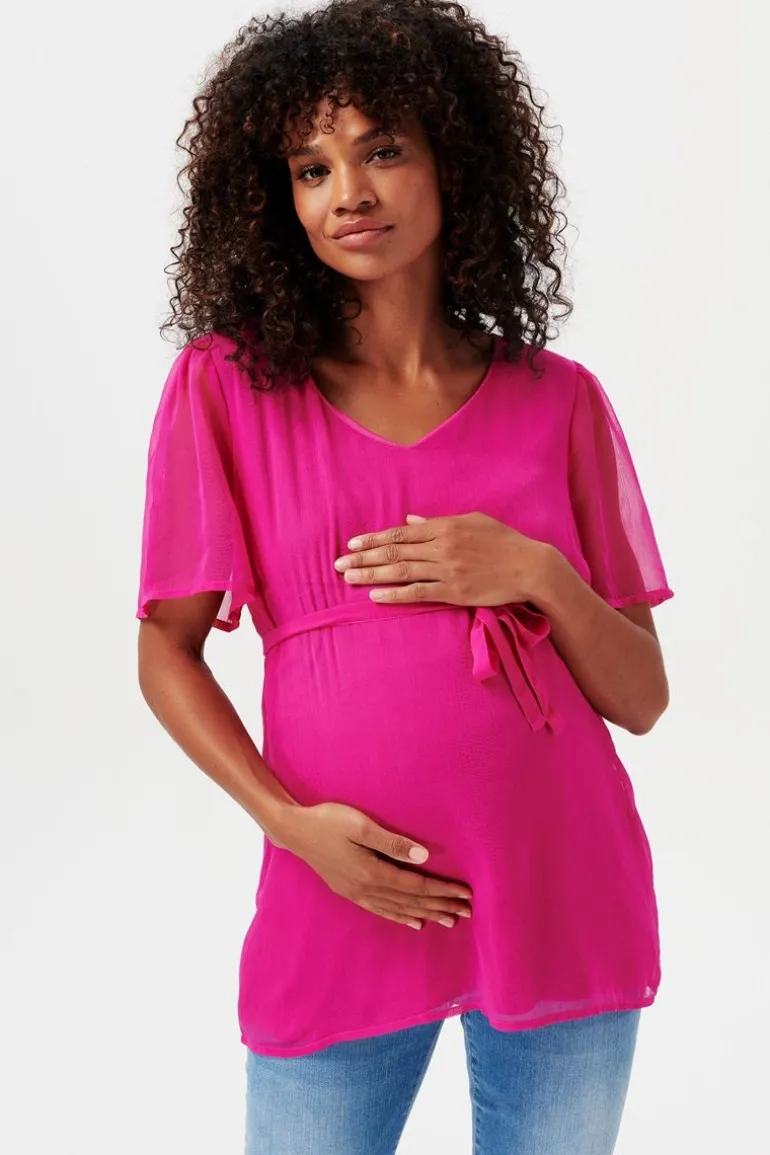 blouse_acton__fuchsia_red_0.webp Noppies Blouses & Tunieken<Blouse Acton - Fuchsia Red