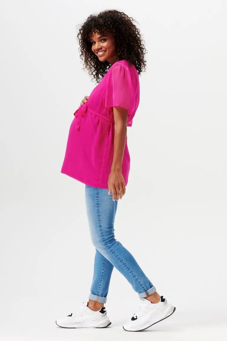 blouse_acton__fuchsia_red_5.webp Noppies Blouses & Tunieken<Blouse Acton - Fuchsia Red