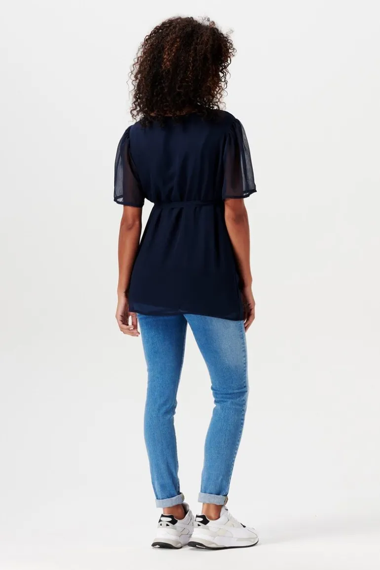 blouse_acton__peacoat_1.webp Noppies Blouses & Tunieken<Blouse Acton - Peacoat