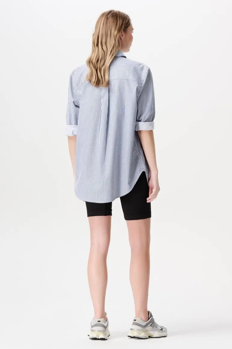 blouse_arles__gris_blue_s_1.webp Noppies Blouses | Blouses & Tunieken<Blouse Arles - Gris blue Stripe