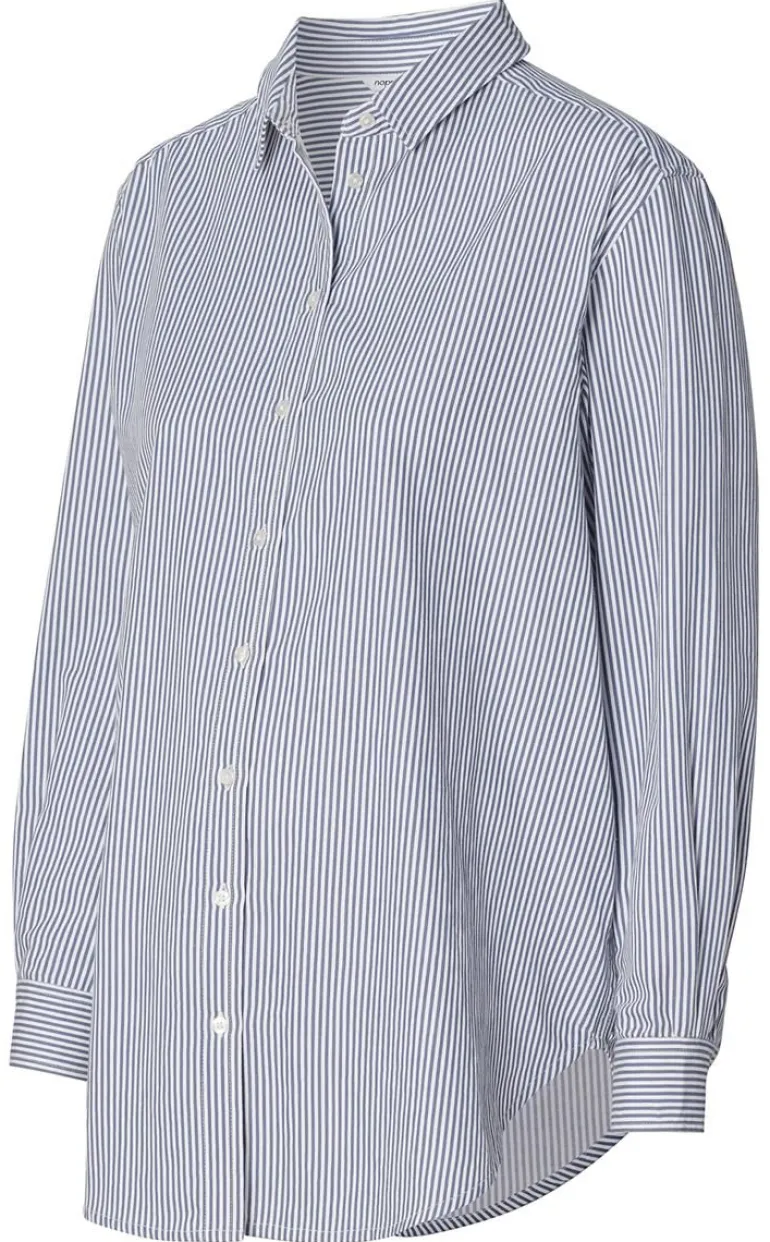 blouse_arles__gris_blue_s_11.webp Noppies Blouses | Blouses & Tunieken<Blouse Arles - Gris blue Stripe
