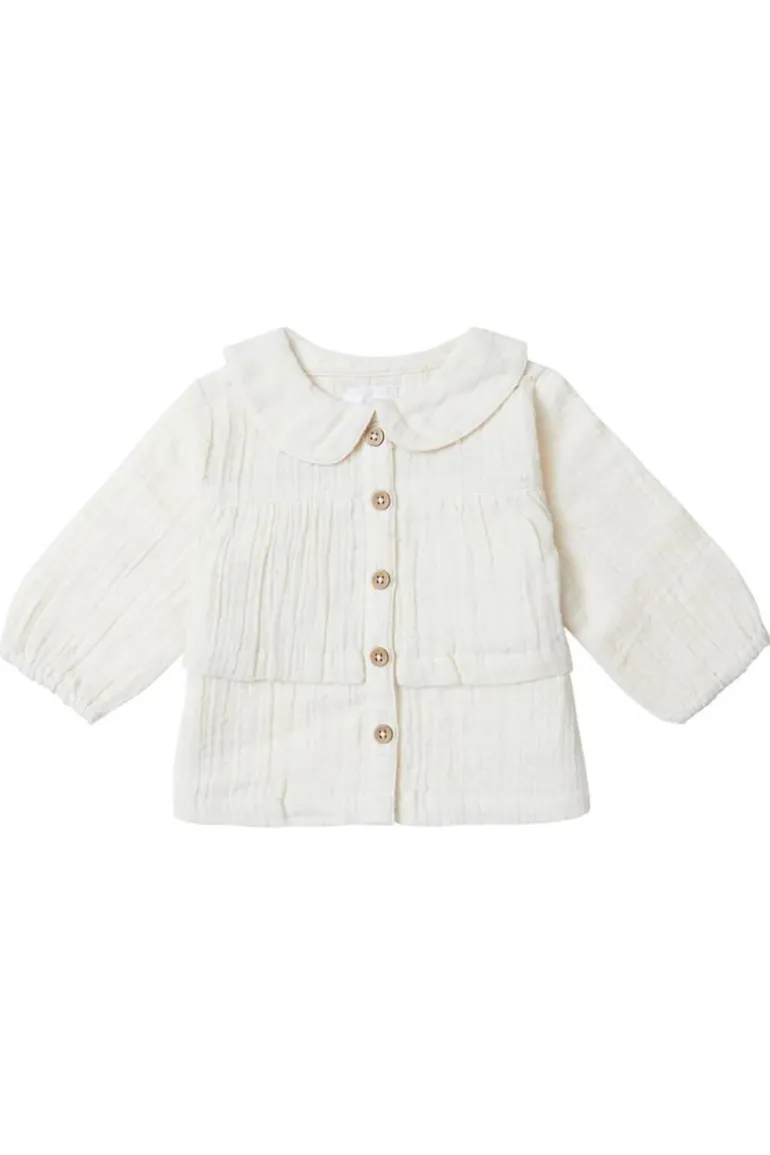 blouse_crown__whitecap_gr_0.webp Noppies Shirts<Blouse Crown - Whitecap Gray