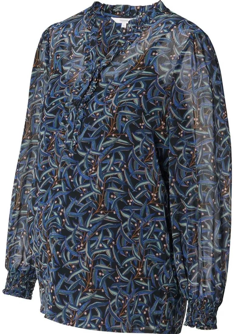 blouse_foggia__black_oliv_4.webp Noppies Blouses | Blouses & Tunieken<Blouse Foggia - Black Olive