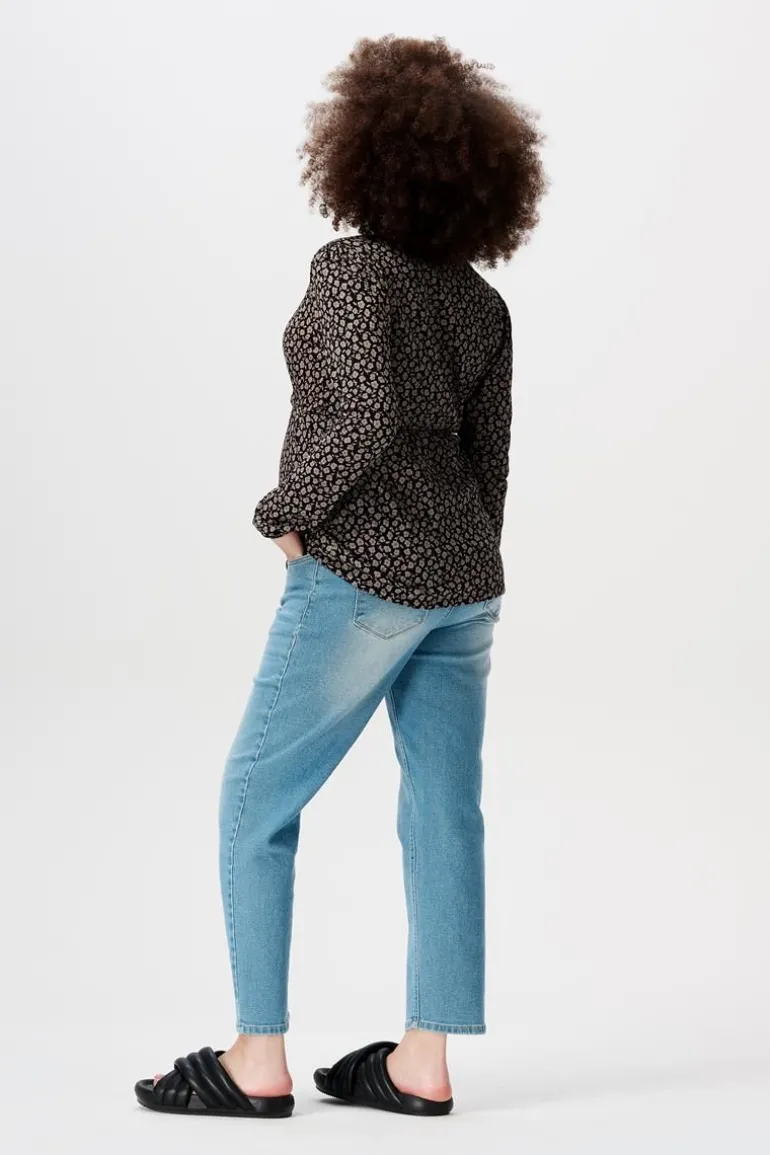 blouse_janice__black_flow_7.webp Noppies Blouses | Blouses & Tunieken<Blouse Janice - Black flower