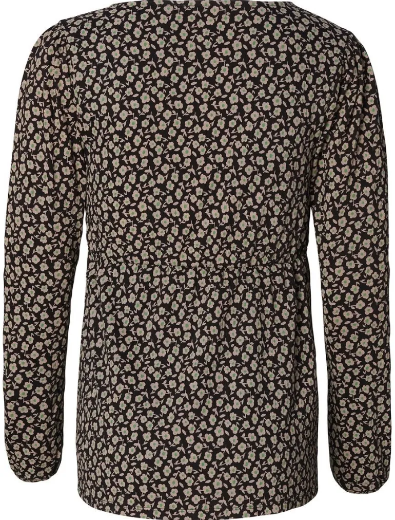 blouse_janice__black_flow_9.webp Noppies Blouses | Blouses & Tunieken<Blouse Janice - Black flower