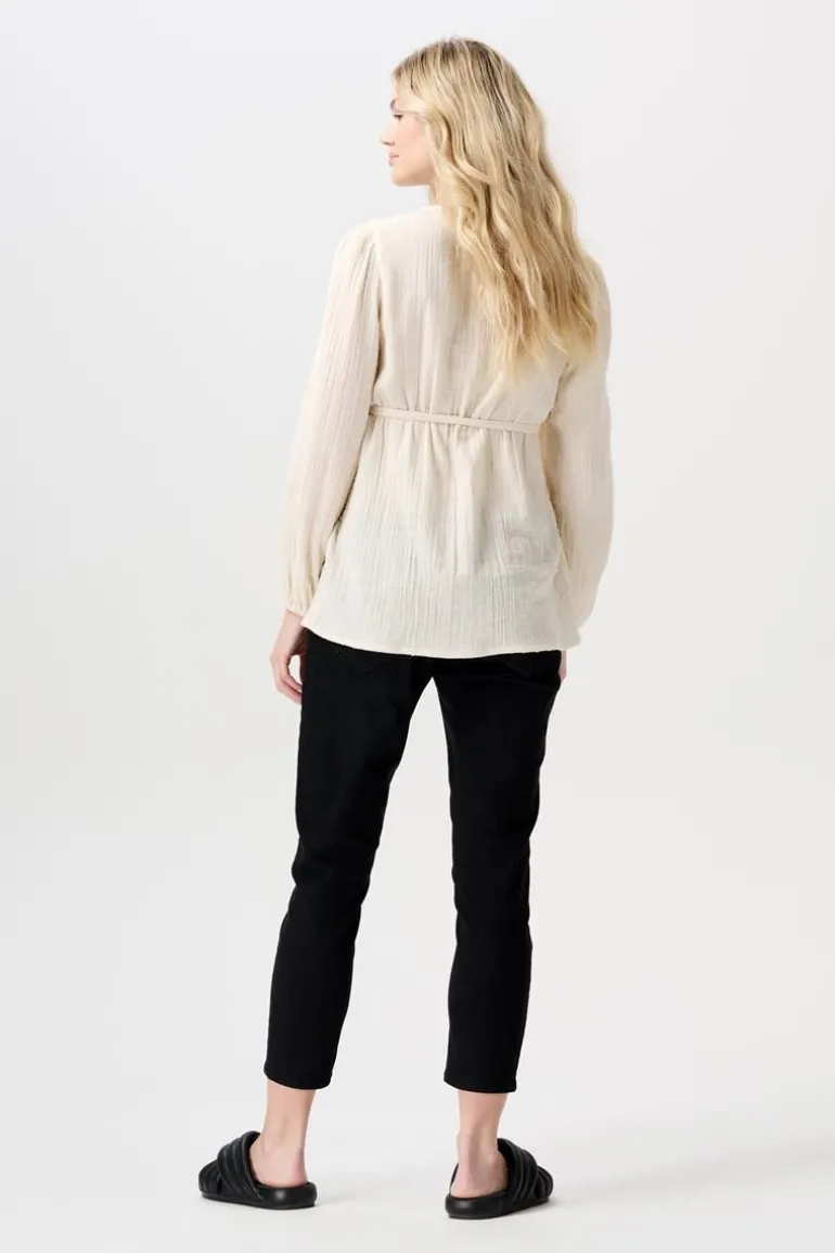 blouse_joy__whitecap_gray_7.webp Noppies Blouses | Blouses & Tunieken<Blouse Joy - Whitecap Gray