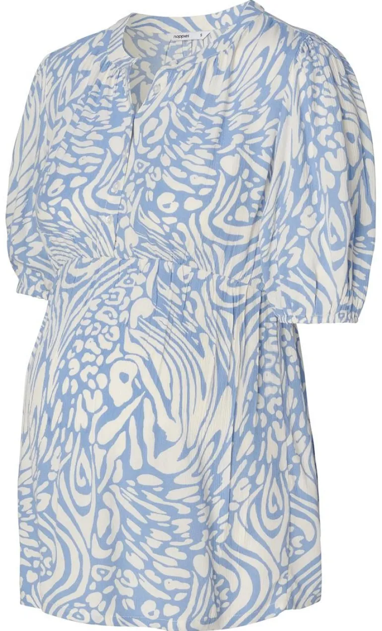 blouse_kensi__cornflower_10.webp Noppies Blouses | Blouses & Tunieken<Blouse Kensi - Cornflower