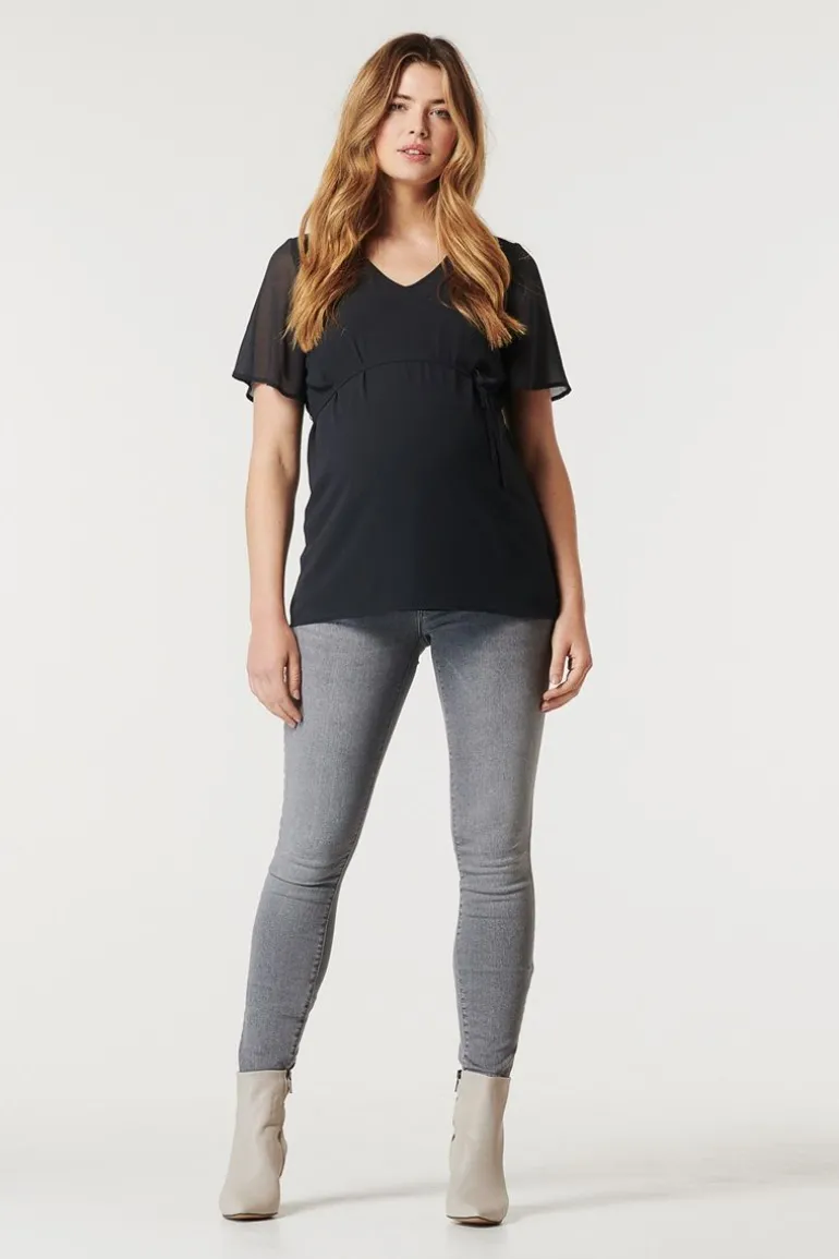 blouse_kula__blue_graphit_0.webp Noppies Blouses & Tunieken<Blouse Kula - Blue Graphite
