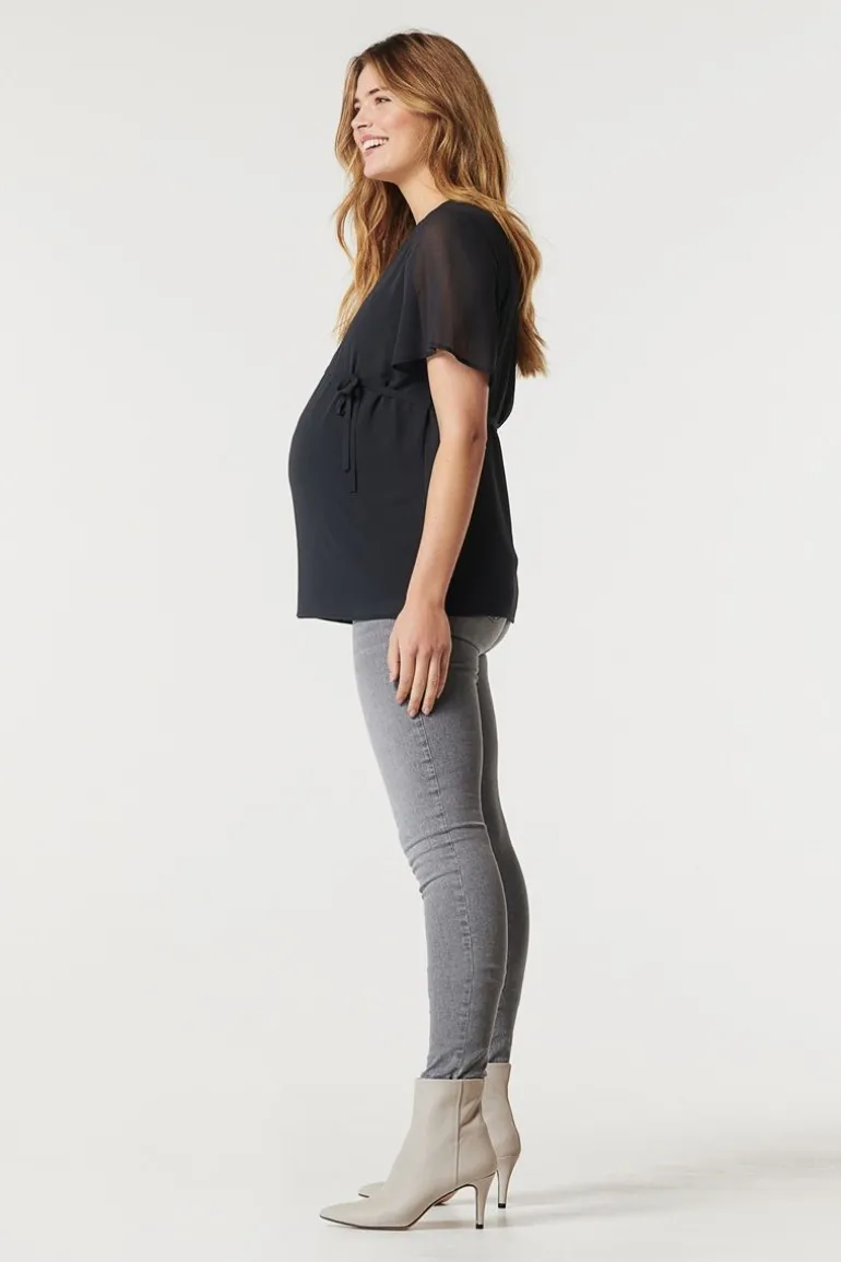 blouse_kula__blue_graphit_12.webp Noppies Blouses & Tunieken<Blouse Kula - Blue Graphite