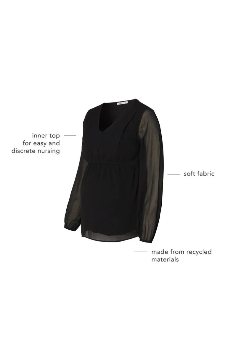 blouse_pargas__black_7.webp Noppies Blouses | Blouses & Tunieken<Blouse Pargas - Black