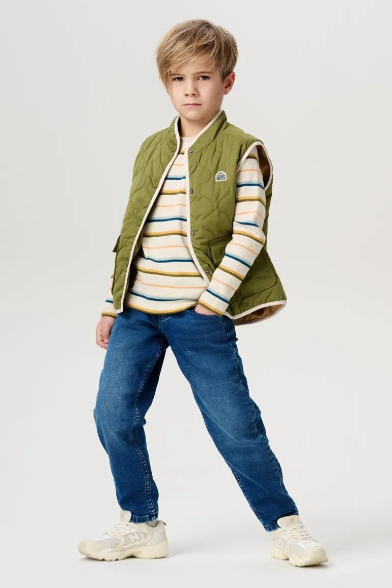 bodywarmer_herin__olive_b_0.webp Noppies Jassen<Bodywarmer Herin - Olive Branch