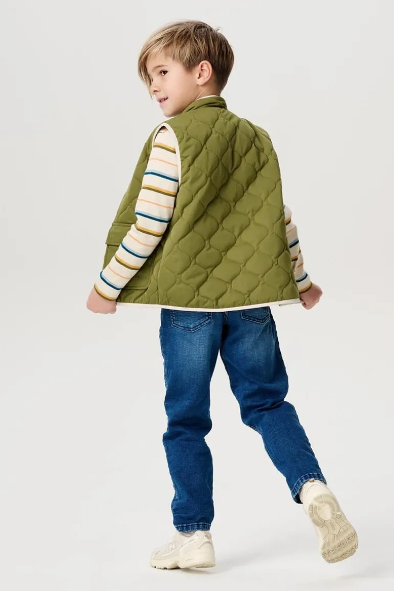 bodywarmer_herin__olive_b_1.webp Noppies Jassen<Bodywarmer Herin - Olive Branch