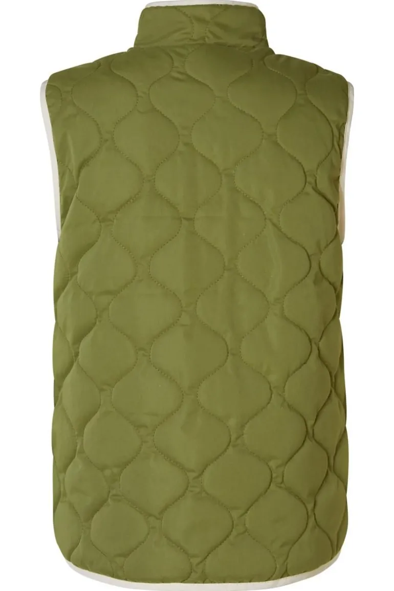 bodywarmer_herin__olive_b_3.webp Noppies Jassen<Bodywarmer Herin - Olive Branch