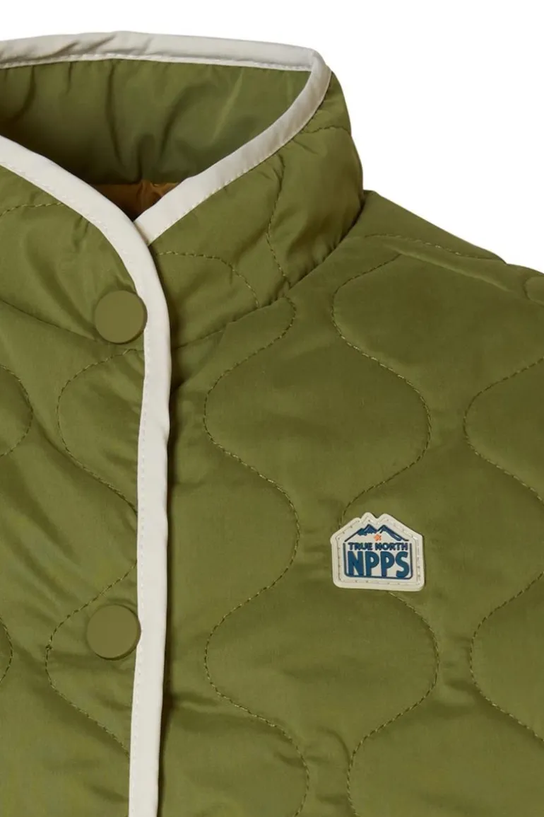bodywarmer_herin__olive_b_4.webp Noppies Jassen<Bodywarmer Herin - Olive Branch