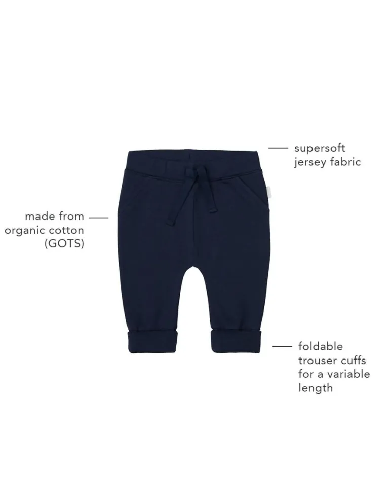 broek_naupli__black_iris_3.webp Noppies Broeken | Basics<Broek Naupli - Black Iris