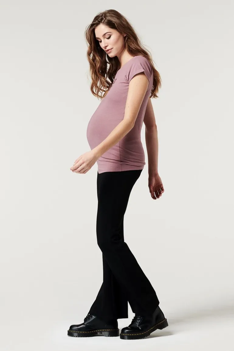casual_broek_flare__black_4.webp Noppies Flared | Broeken<Casual Broek Flare - Black