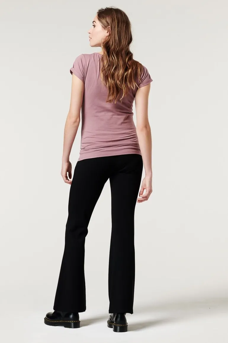 casual_broek_flare__black_9.webp Noppies Flared | Broeken<Casual Broek Flare - Black