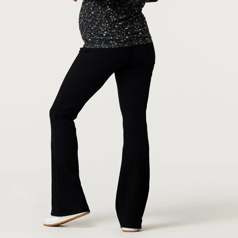 casual_broek_flared_botle_4.webp Noppies Broeken<Casual Broek Flared Botley - Black