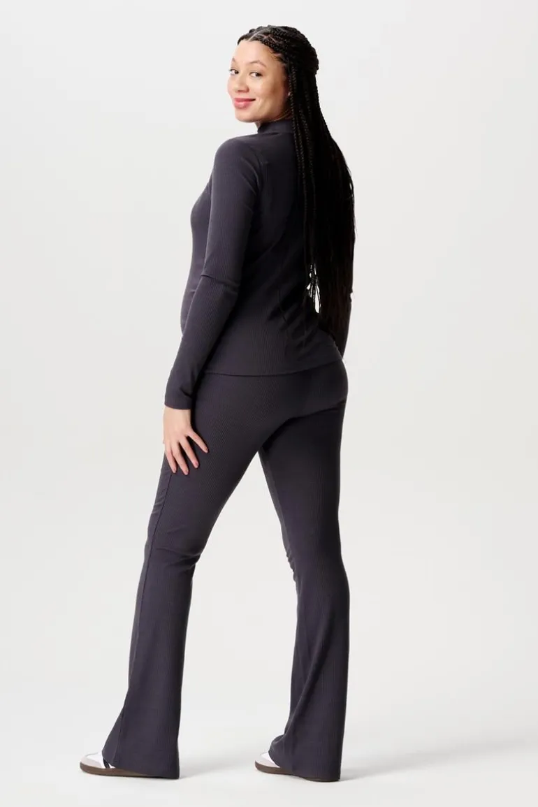 casual_broek_flared_heja__1-1.webp Noppies Flared | Broeken<Casual Broek Flared Heja - Forged Iron