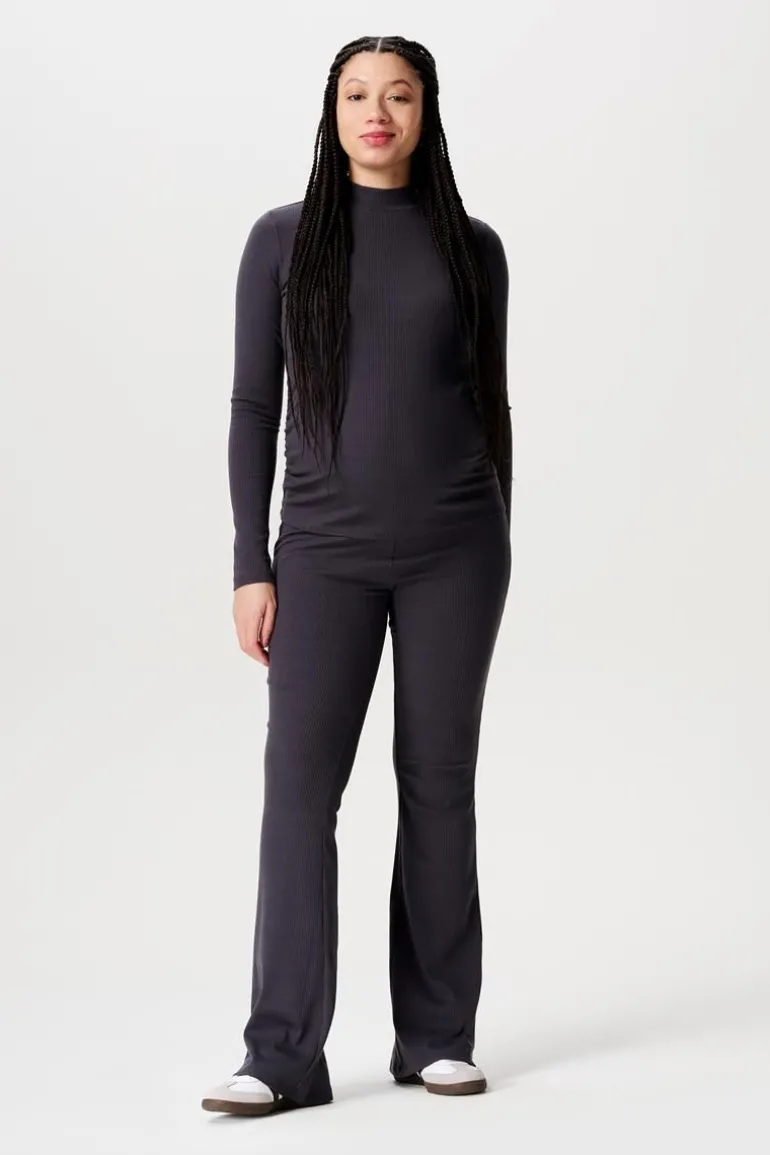 casual_broek_flared_heja__7-1.webp Noppies Flared | Broeken<Casual Broek Flared Heja - Forged Iron